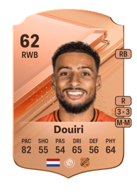 Achraf Douiri Rare 62 OVR