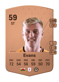Will Evans Common 59 OVR