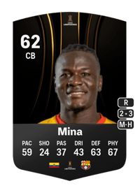 Jeison Mina CONMEBOL Libertadores 62 OVR