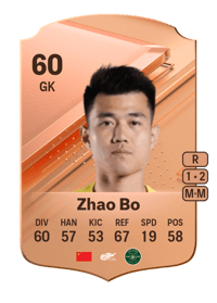Zhao Bo Rare 60 OVR
