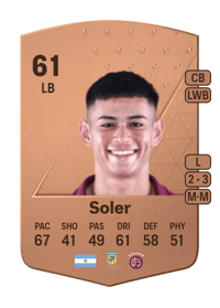 Julio Soler Common 61 OVR