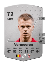 Arthur Vermeeren Common 72 OVR
