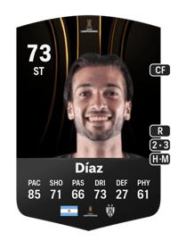 Lautaro Díaz CONMEBOL Libertadores 73 OVR
