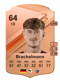 Calvin Brackelmann Rare 64 OVR