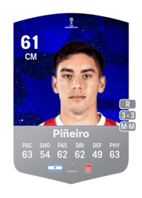 Gonzalo Piñeiro CONMEBOL Sudamericana 61 OVR