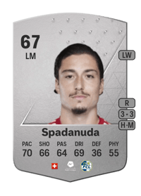 Kevin Spadanuda Common 67 OVR
