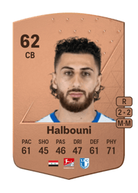 Belal Halbouni Common 62 OVR