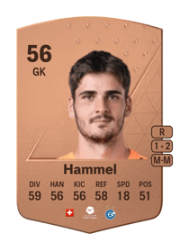 Justin Hammel Common 56 OVR