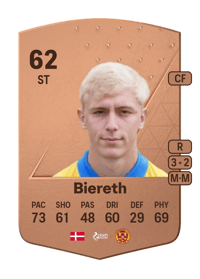 Mika Biereth Common 62 OVR