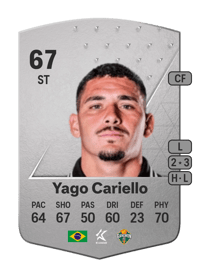 Yago Cariello Common 67 OVR
