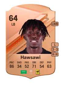 Zakaria Hawsawi Rare 64 OVR