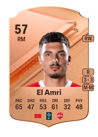 Yacine El Amri Rare 57 OVR