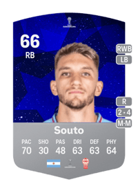 Lucas Souto CONMEBOL Sudamericana 66 OVR
