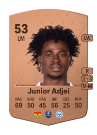 Frank Junior Adjei Common 53 OVR