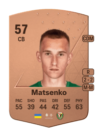 Yegor Matsenko Common 57 OVR