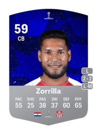 Alexis Zorrilla CONMEBOL Sudamericana 59 OVR