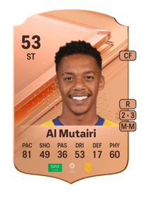 Turki Al Mutairi Rare 53 OVR