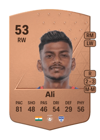 Faisal Ali Common 53 OVR