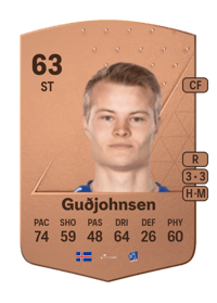 Andri Lucas Guðjohnsen Common 63 OVR