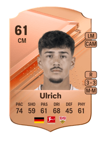 Laurin Ulrich Rare 61 OVR