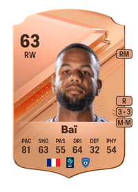 Yohan Baï Rare 63 OVR