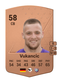 Niko Vukancic Common 58 OVR