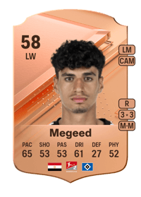 Omar Megeed Rare 58 OVR