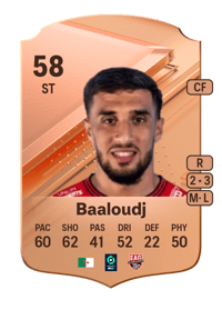 Mehdi Baaloudj Rare 58 OVR