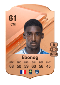 Simon Ebonog Rare 61 OVR