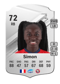 Bénédicte Simon Rare 72 OVR