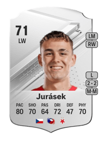 Matěj Jurásek Rare 71 OVR