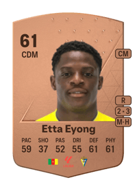 Karl Edouard Etta Eyong Common 61 OVR