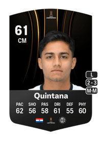 Sebastián Quintana CONMEBOL Libertadores 61 OVR