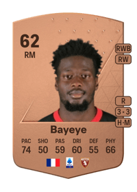 Brian Jepthe Bayeye Common 62 OVR