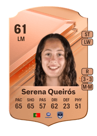Serena Queirós Rare 61 OVR