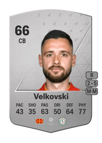 Darko Velkovski Common 66 OVR