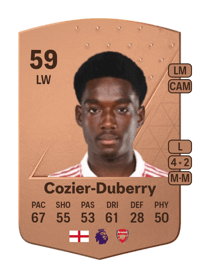 Amario Cozier-Duberry Common 59 OVR