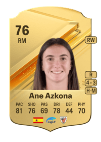 Ane Azkona Rare 76 OVR