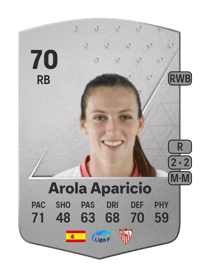 Arola Aparicio Common 70 OVR