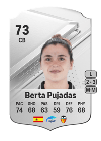 Berta Pujadas Rare 73 OVR