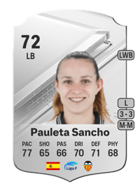 Pauleta Sancho Rare 72 OVR