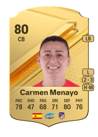 Carmen Menayo Rare 80 OVR
