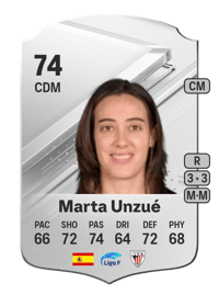 Marta Unzué Rare 74 OVR