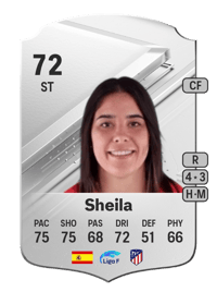 Sheila Rare 72 OVR