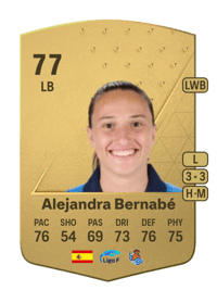Alejandra Bernabé Common 77 OVR