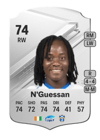 Koko Ange N'Guessan Rare 74 OVR