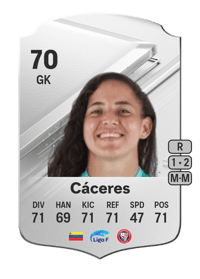 Nayluisa Cáceres Rare 70 OVR