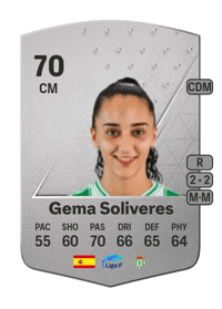Gema Soliveres Common 70 OVR