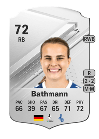 Kara Bathmann Rare 72 OVR