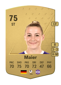 Ramona Maier Common 75 OVR